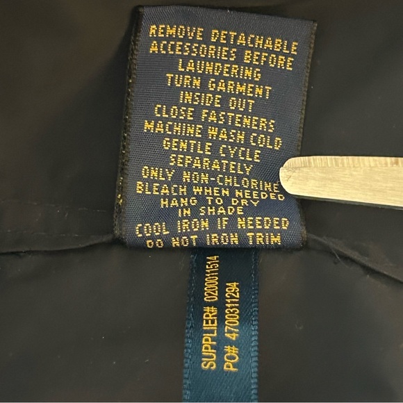 Vintage Polo Ralph Lauren Men's M-65 Military Field Jacket Navy Blue Size Large - Picture 14 of 14